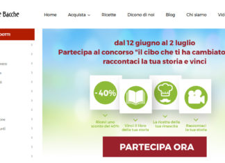 home page dell'eCommerce fruttaebacche.it