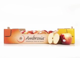 Il packaging per le mele Ambrosia