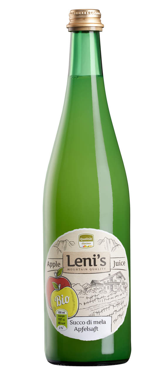 Il succo di mela bio di Leni's, marchio di Vog Products