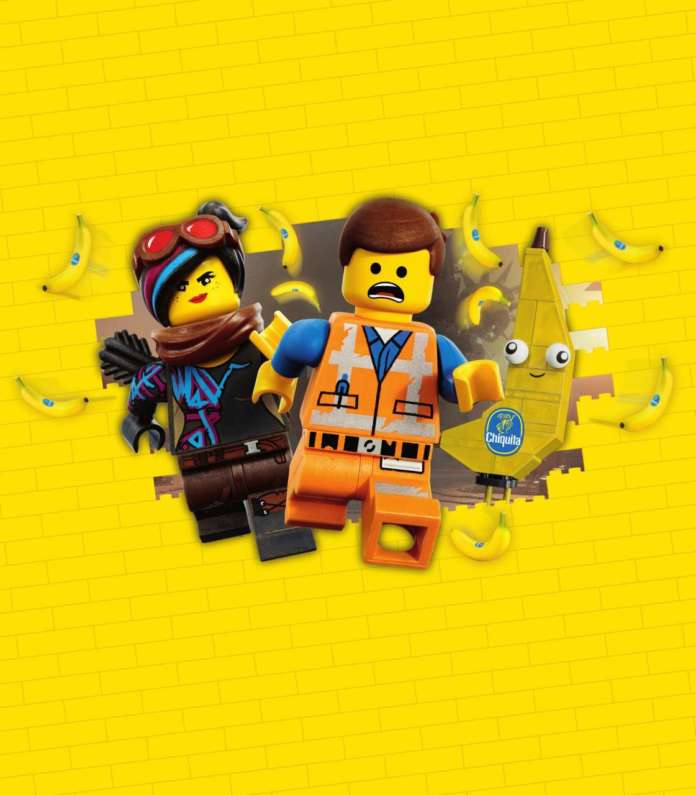 Nuova partnership tra Chiquita Brands e International e The Lego movie 2: una nuova avventura, l’atteso sequel del film di animazione che è stato campione di incassi