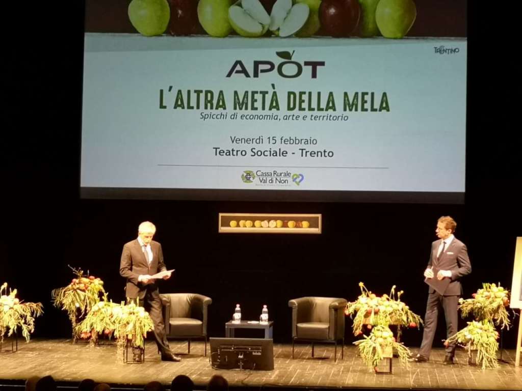 L'intervento del presidente Ennio Magnani al convegno annuale dell'Associazione produttori ortofrutticoli trentini