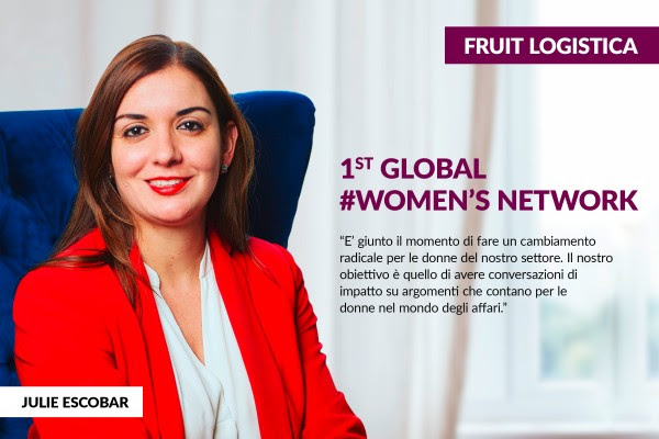 Julie Escobar, una delle organizzatrici del Global Women's Network, alla sua prima edizione a Fruit Logistica