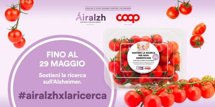 Sono decine finora i prodotti selezionati da Coop con lo slogan della campagna “Non ti scordar di te” in aiuto alla ricerca per i malati di Alzheimer