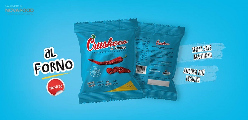 Cruskees si presenta con due snack innovativi a base di Peperone Crusco della Lucania