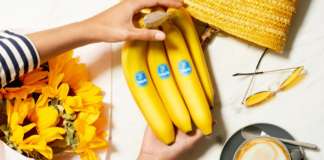 Chiquita è nota sul mercato italiano come “La banana 10 e lode”, riconosciuta per l’iconico bollino blu