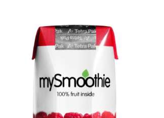 MySmoothie al Lampone: il marchio è distribuito da Eurofood, azienda specializzata nell'import di prodotti di qualità