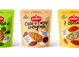 Le tre linee della gamma I Pronti di Pedon: cereali e legumi cotti al vapore che si conservano a scaffale, a temperatura ambiente
