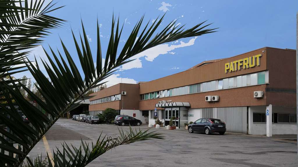 La sede di Patfrut a Monestirolo (Fe): la società cooperativa ha presentato un bilancio 2018 da record