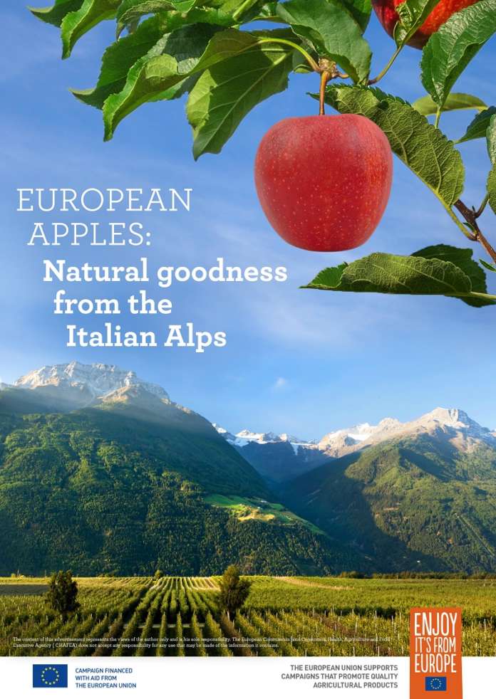 I produttori di mele del Trentino-Alto Adige saranno presenti presso lo stand lo stand European Apples, Natural Goodness from Italian Alps (3J08)