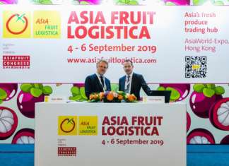 Inizia oggi Asia Fruit Logistica 2019: la fiera si tiene a Hong Kong e durerà dal 4 al 6 settembre