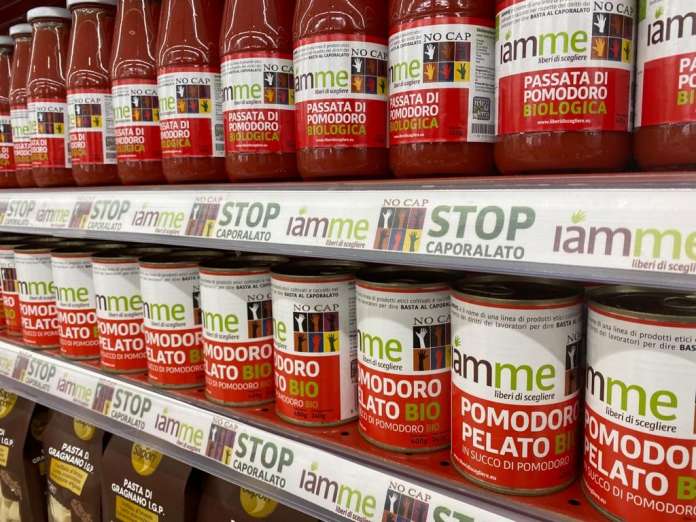 I prodotti di trasformazione del pomodoro a marchio Iamme, distribuiti dal Gruppo Megamark