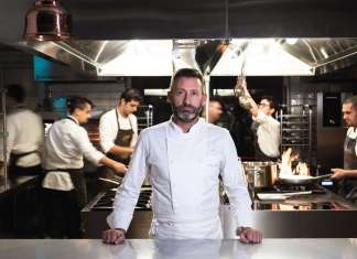 Fabrizio Albini, executive chef del ristorante Bianca sul Lago, a Oggiono