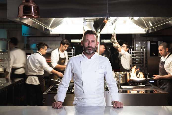 Fabrizio Albini, executive chef del ristorante Bianca sul Lago, a Oggiono