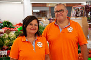 Gerarda e Marcello, oggi nel team per l'e-commerce dell'ortofrutta