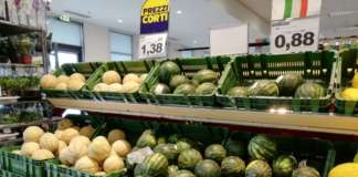 Prezzi stabili per il melone, giunto all'apice della campagna commerciale; in calo per l'anguria