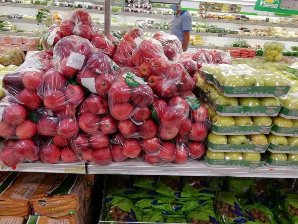 Nel primo semestre del 2023 i consumi di frutta sono calati del 10%