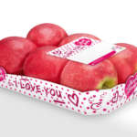 Mele Pink Lady in packaging esclusivo per la festa di San Valentino