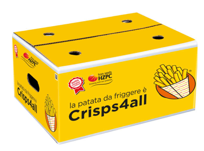 La varietà Crisps4all, la patata della Op Campania