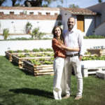 La chef Enrica Della Martira con il marito Lorenzo Galli Torrini (figlio della proprietaria dell'Orto San Frediano)