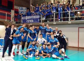 Il team del Cuneo Volley