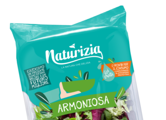 Il nuovo pack per le insalate Naturizia di Almeda