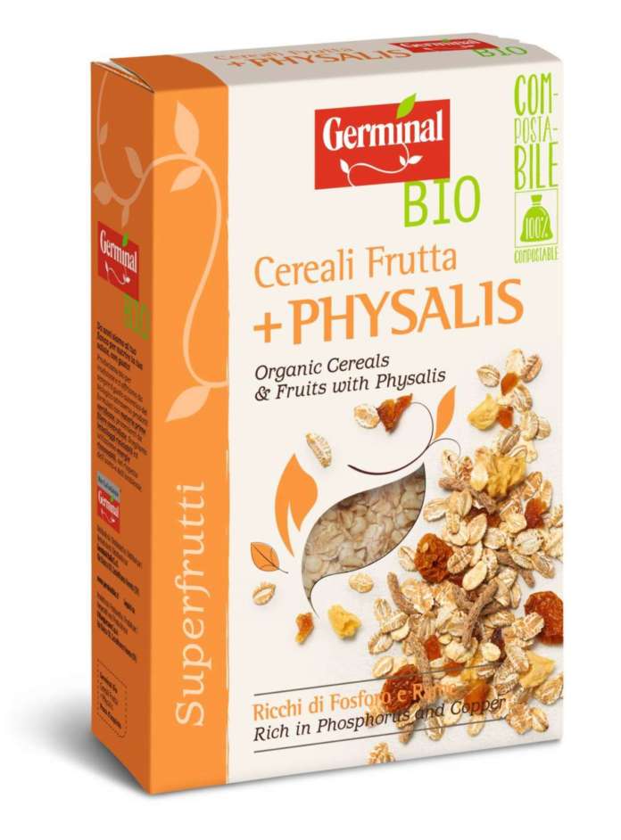 Cereali Frutta + Phiysalis_Germinal Bio, ideale per la colazione