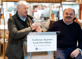 Sergio Fessia, buyer di Eataly, con Oscar Farinetti