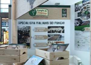 Lo stand della Op Consorzio Funghi Treviso al Macfrut