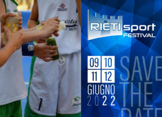Locandina dell'evento Rieti Sport Festival, sponsor Dimmidisì
