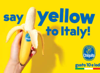Banana Chiquita, campagna affissione in Italia
