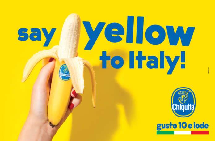 Banana Chiquita, campagna affissione in Italia