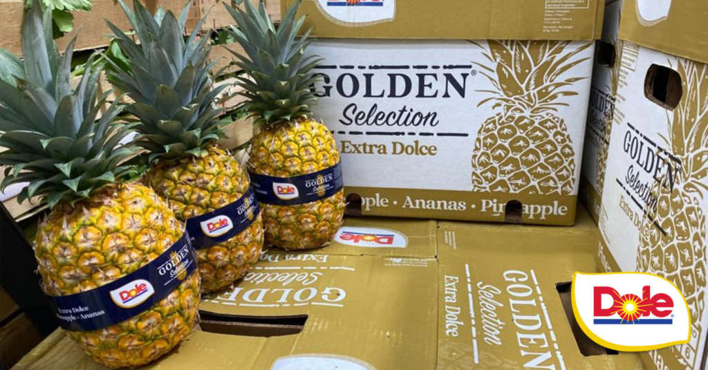 Dole Italia, ananas verticale Golden Selection Extra