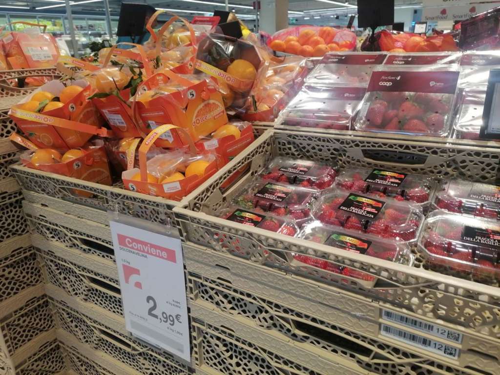 Prezzi in ribasso per le fragole