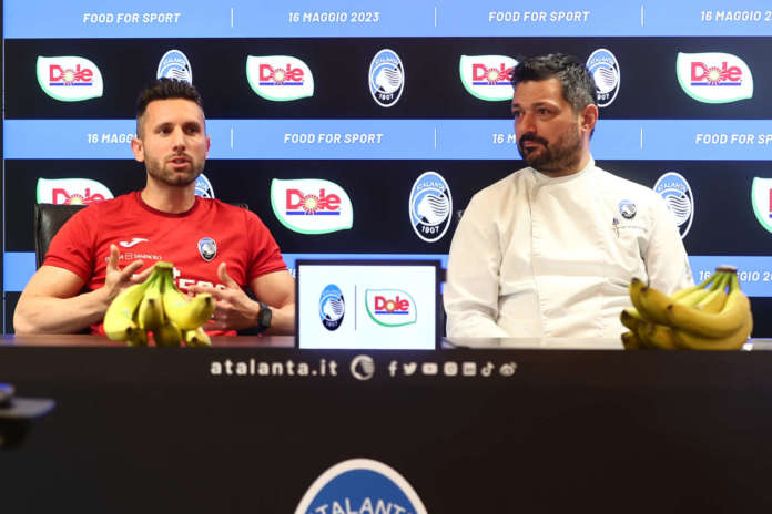 Il nutrizionista Denis Dell’Unto e lo chef Gabriele Calvi, nel team dell'Atalanta