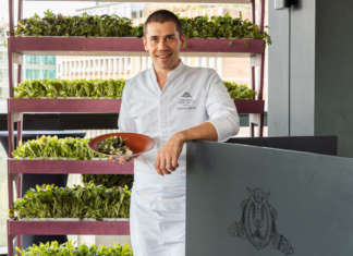 L'executive chef del ristorante del Gallia Hotel Antonio Lebano