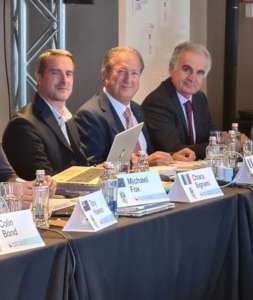 Thomas Bosi, Cso Italy, Patrizio Neri, Jingold, e Gabriele Ferri, Naturitalia, alla 42.ma conferenza IKO