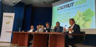 La conferenza stampa di presentazione, con il presidente di Macfrut Renzo Piraccini