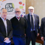 Mario Tamanti, Paolo Pari, Claudio Scalise ed Ernesto Fornari al workshop sul biologico di It's bio