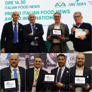 I premiati dell'Italian Food News Award International a Fruit Logistica