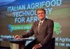 Renzo Piraccini alla presentazione del progetto Italian Agrifood Technology for Africa
