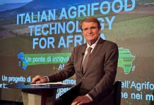 Renzo Piraccini alla presentazione del progetto Italian Agrifood Technology for Africa
